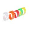 100Pcs Poultry Leg Bands Numbered Tag Markers Chicken Identification Band for Chickens Ducks Goose Poultry Identification Pigeon