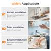 Mini Electric Tankless Water Heater with Remote Control Digital Display 3000W 220V Constant Temperature Instant Hot Water Heater