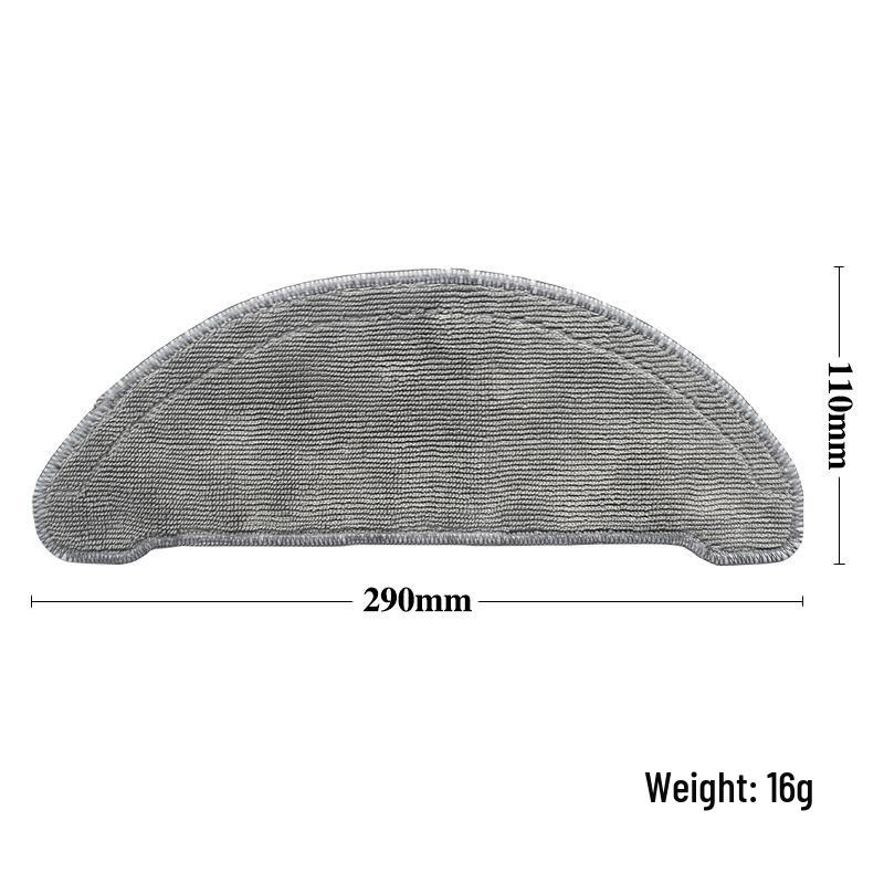 Roidmi EVE PLUS Accessories: Main Brush, Dust Bag, Side Brush, Rag, Filter, Mop