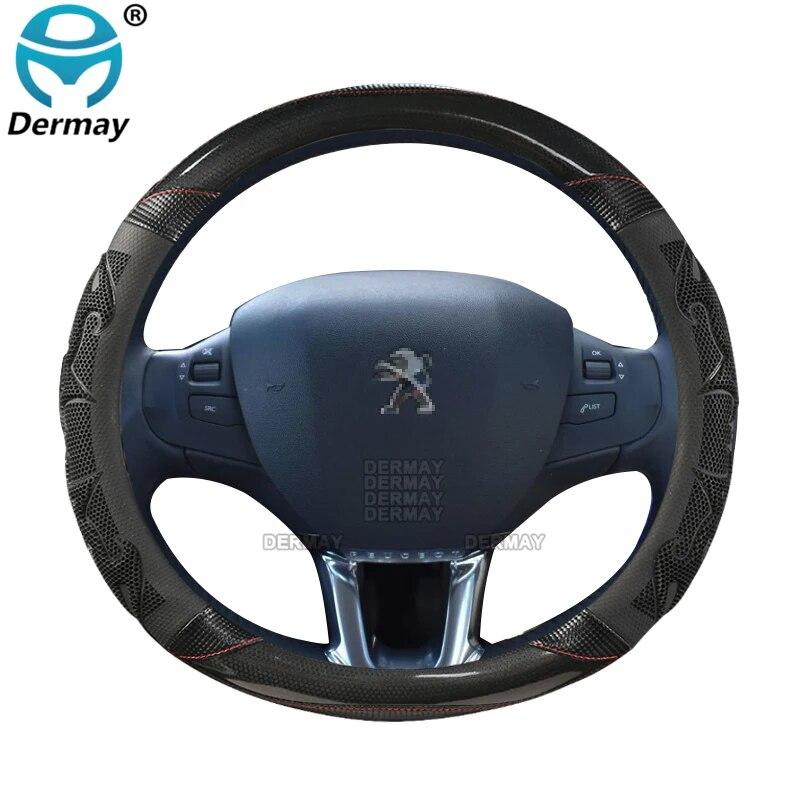 Per Peugeot 208 208 GT e208 I II 2012~2023 Coprivolante per Auto Gel di Silice Pelle PU Antiscivolo Massaggio Accessori Auto