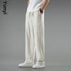Men's Retro Style Loose Linen Pants - Breathable, Large Size, Straight Leg, Cotton Hanfu Trousers