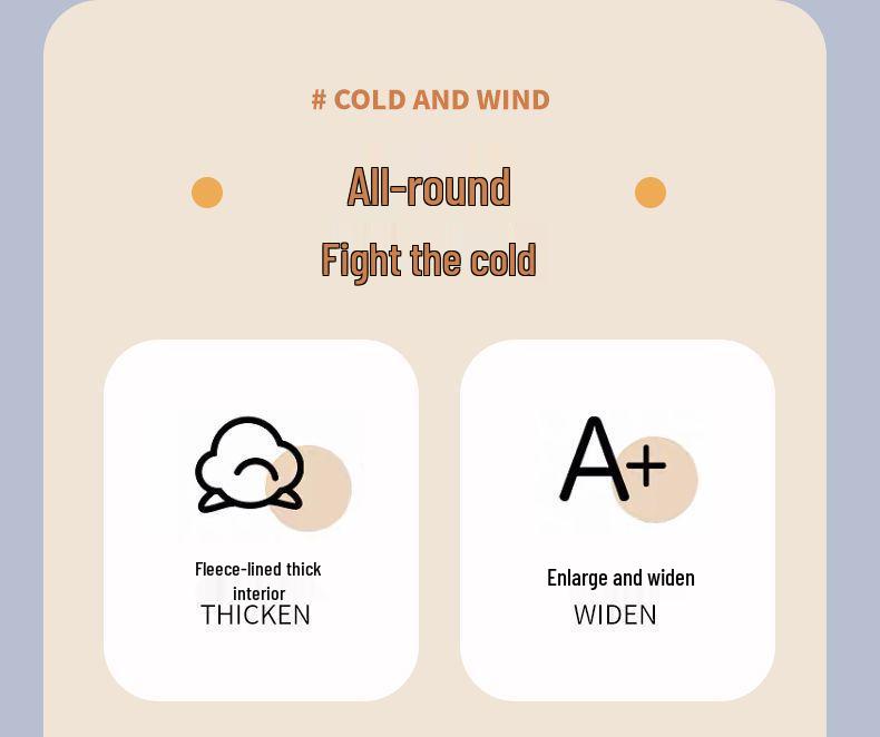 Thickened Fleece-Lined Electric Vehicle & Motorcycle Winter Windshield Quilt: Waterproof, Windproof, Extra Thick, Cold-Proof.