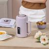 Versatile Electric Health Pot Compact Multi-Function For Cooking Rice Tea Soup & More 500W Power Ceramic Liner 12-Hour Timer Quiet Operation