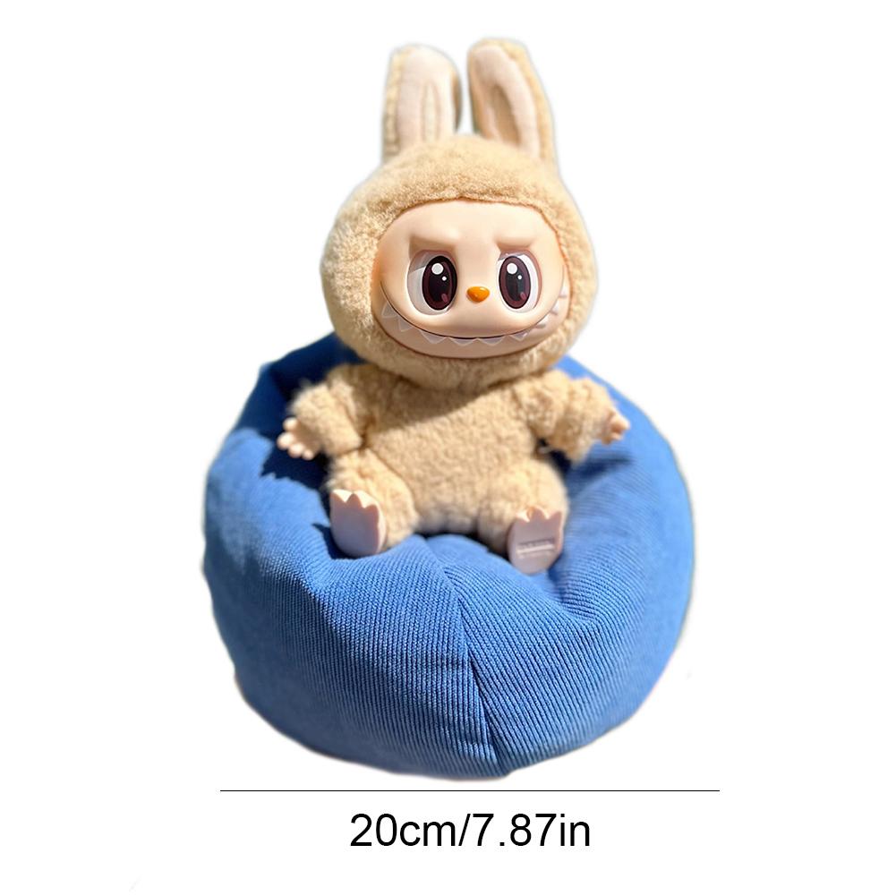 

For 17cm Labubu Mini Chair Bjd Doll Room Decoration 2nd Generation Sitting Party Series Doll Sofa Car Mini Safety Sofa Toy Gifts
