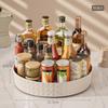 Seasoning Rotating Storage Rack Kitchen Multi functional Storage Rack Seasoning Soy Sauce Vinegar Easy to Find Storage Tray