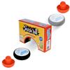 New Mini Electric Floating Hockey Table Toys AirHockey Hover Balls Board Game Toy With 2 Red Air Hockeys Pushers For Kids Adults