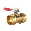 1/4" 1/2" BSP Female Male Thread Two Way Brass Pneumatic Shut Off Ball Valve Pipe Fitting Connector Coupler Adapter