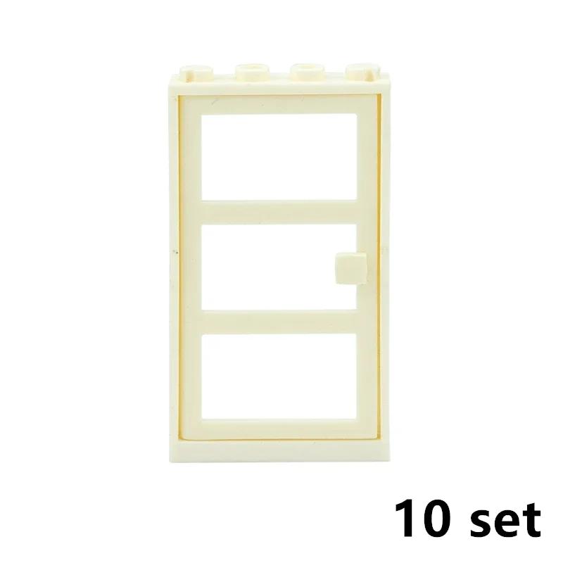 MOC City Friends House Parts Fence Stairs Ladder Gate Building Blocks Door Window Figures Garden Leduo DIY Accessories Bricks
