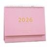 2026 Desk Calendar Retro Style Thick Paper Time Management Planner Home Office School Daily Schedule Planner