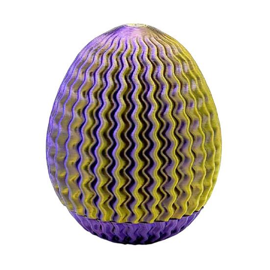 Eiförmige Labyrinth-Geschenkbox Stressabbau Pädagogisches 3D-gedrucktes Labyrinth-Ei mit Geheimfach Geld Bargeld Puzzlebox Geburtstage Ostergeschenk