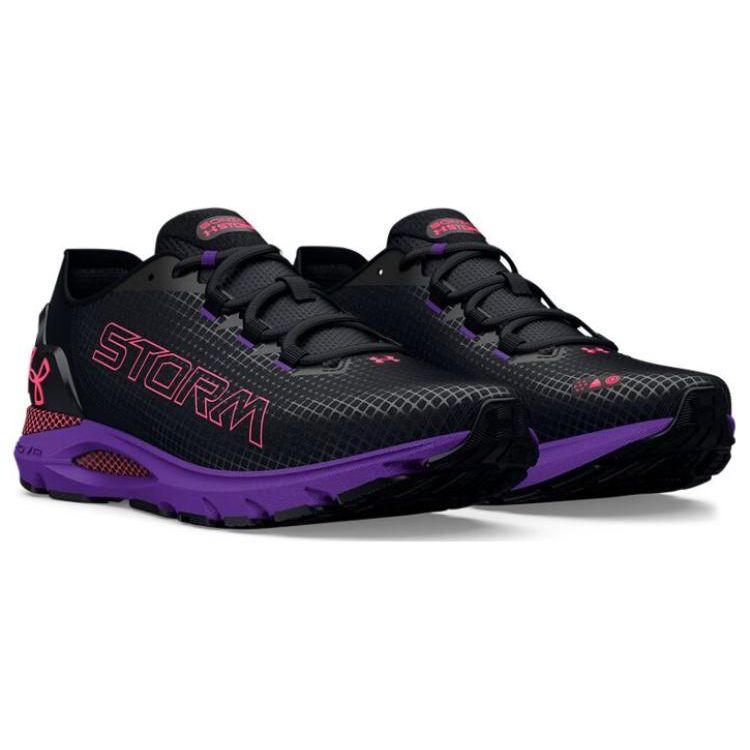 Under Armour UA HOVR Mega 2 Clone Black Purple Pink Men 3026548-001