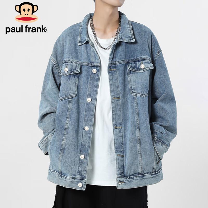 Paul Frank Men's Retro Loose Fit Denim Jacket