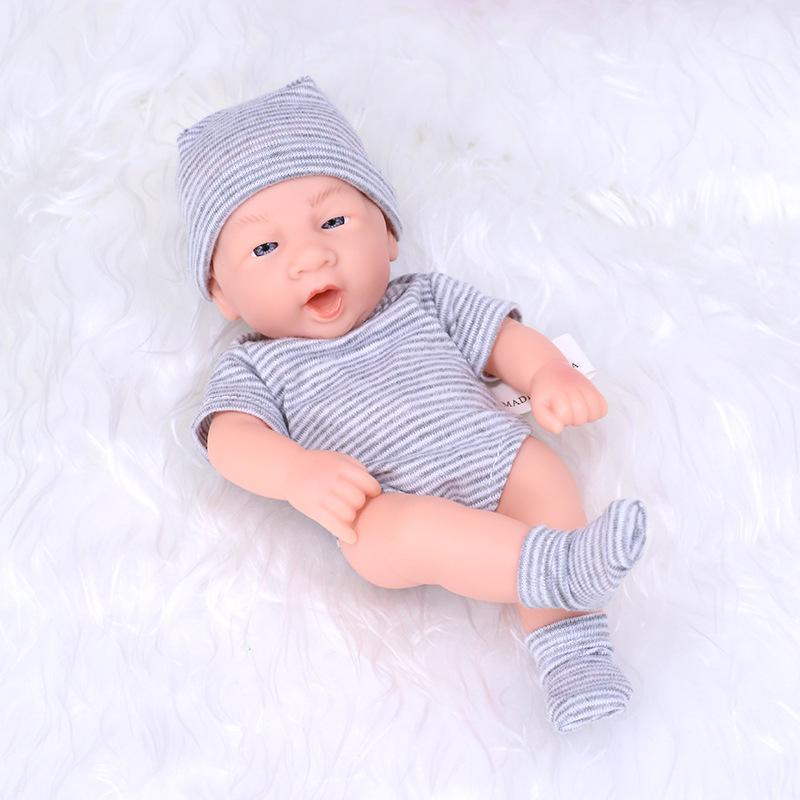 Rebirth Doll Vinyl Doll Baby Pacifying Toy Vinyl Doll Baby Soft Vinyl Doll Toy