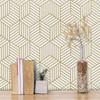 Papel de Parede Hexagonal Geométrico Autoadesivo Removível Papel de Parede Autoadesivo Papel Vinílico Para Quarto Decoração de Casa
