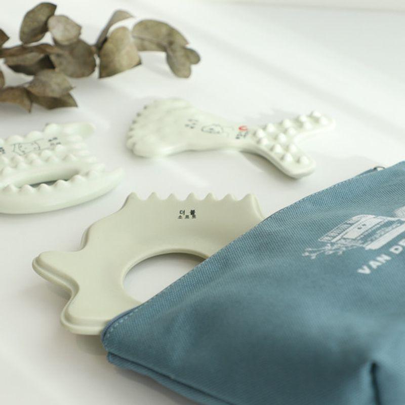 Pigefit Face Keramik Gua Sha Massage Home Care Set