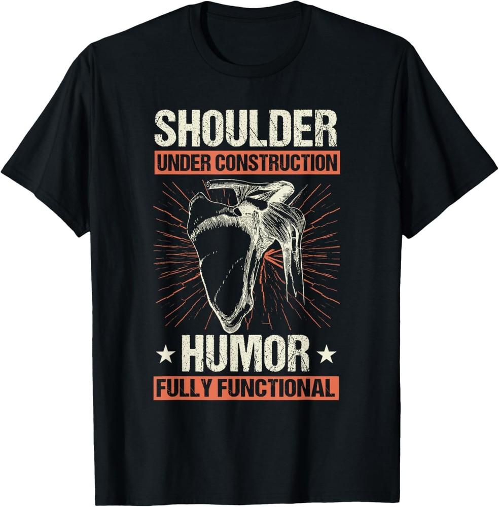 Funny Shoulder Surgery Shoulder Injury T-Shirt Unisex T-Shirt S