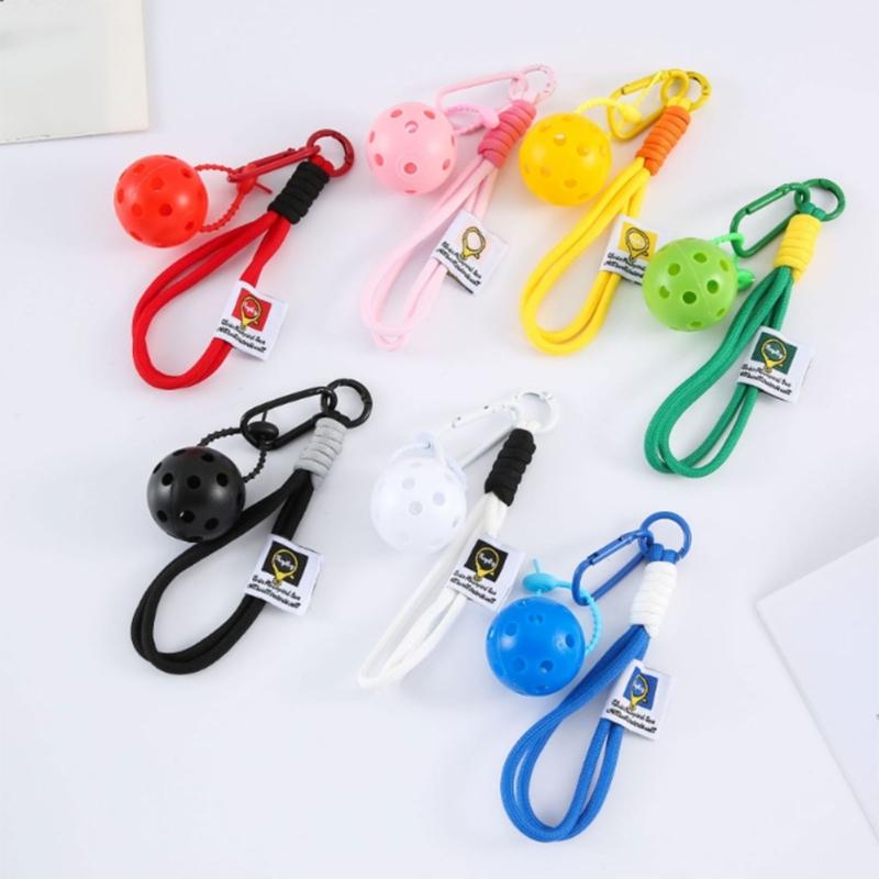 Pickleballs Keychain Accessory For Sports Enthusiasts And Students Pickleballs Charm Keyring For Everyday Use And Sports