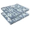 Rivere Towel Set of Single 140 X 190 Ethnic Blanket, 2, Size, Cm, Pattern, Washable, Quick-Drying (Navy)
