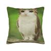 Vikama Creative Animal Patchwork Print Cushion Cover Owl And Cat Pattern Cushion Cover Living Room Sofa Cushion Cover