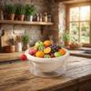 Thickened Double-Layer Drain Basket Food Grade Fruit Washing Basket  Berry Cleaning