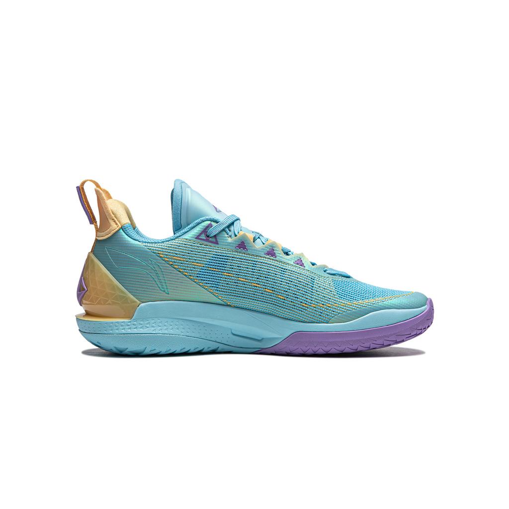 Li Ning Jimmy Butler 2 Comfortable Versatile Shock Absorbing Breathable Low Top Kids Basketball Shoes Kids Basketball Shoes Breeze-Blue YKBU056-5