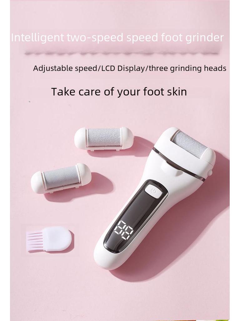 Electric Foot Grinder: Automatic Callus Remover for Pedicure, Washable Design.