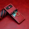 RAZR40 Plaid Phone Case with Card Slot & Ring Holder for Motorola