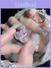 Elegant And Luxurious Crown Ring With Micro-inlaid Pink Diamond Cz Stone Fashionable Statement Piece For Stylish Ladies