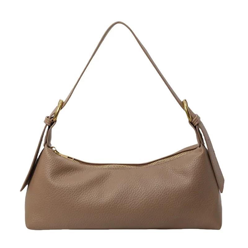 Fashion Simple Sense of Luxury Solid PU Shoulder Bags 2026 High Quality Temperament Versatile Commuting Style Crossbody Bags
