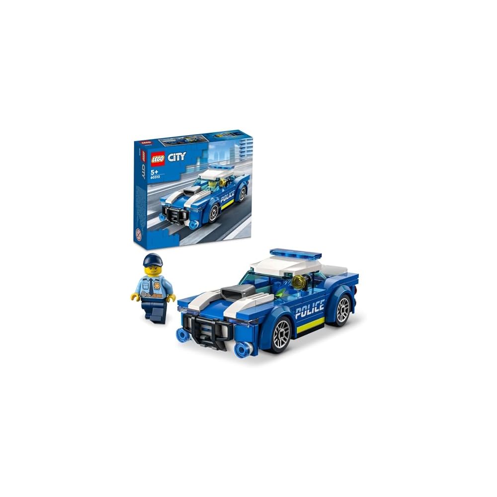 LEGO City Police Car Toy Building Set for Kids 5-8 Years Old Educational Vehicle 60312