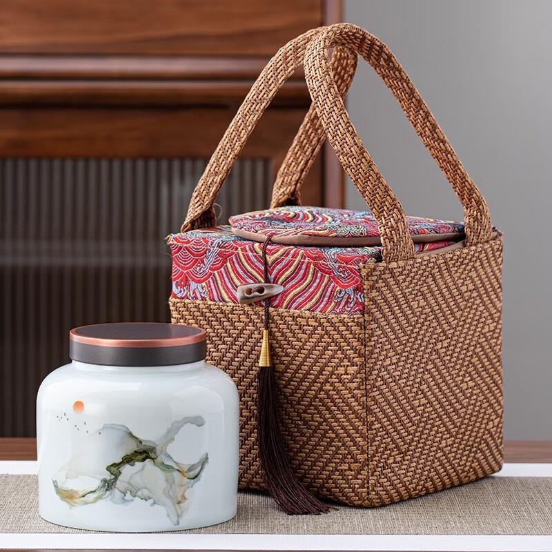 Ceramic Tea Caddy Gift Set