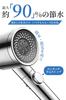 SIWING Blasen Duschkopf Schönheit und Funktionalität für eine exquisite Dusche Hoher Wasserdruck Starker Wasserstrahl 3 Strahlarten Handheld Stopp-Funktion Nebel Chlor Poren Inklusive