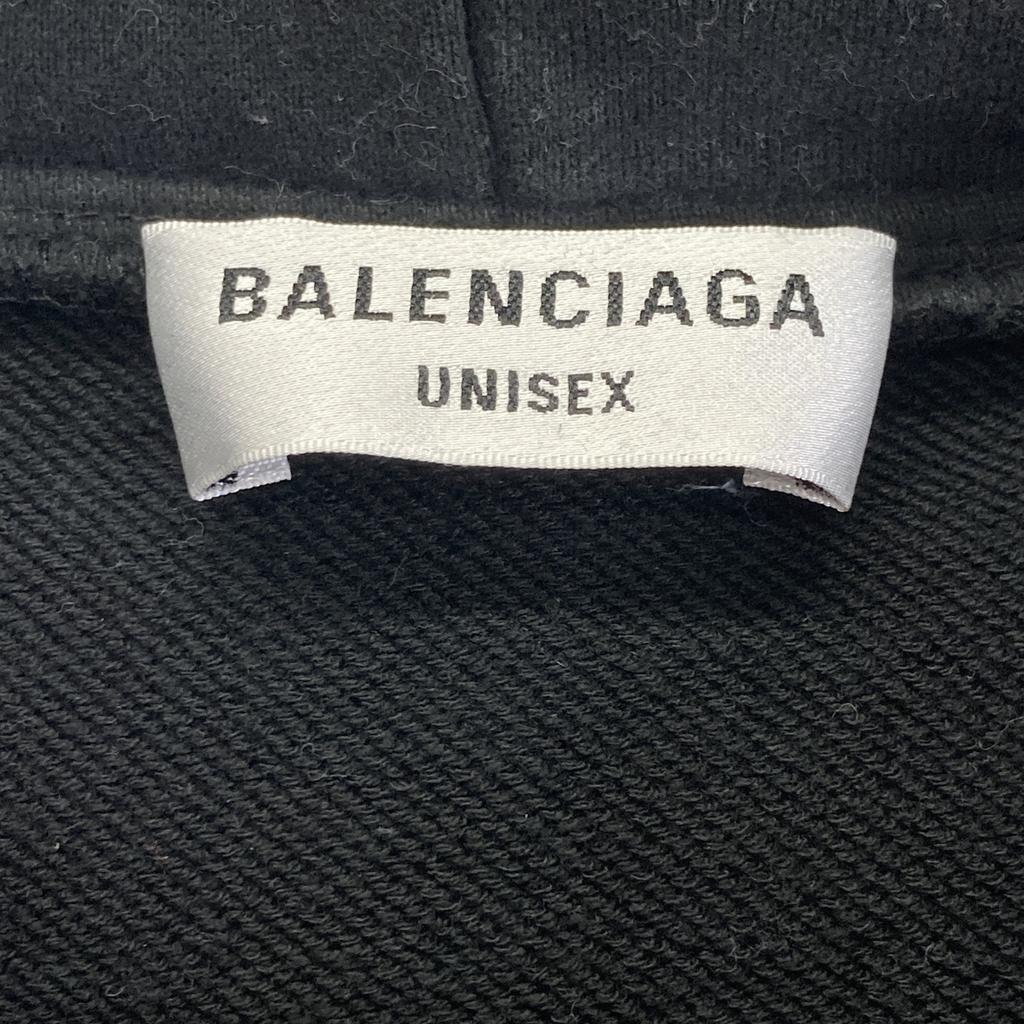 BALENCIAGA 21 years 698485 Black Cropped Parka tops S blackUsed