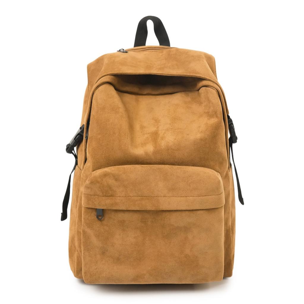 Schoolbag Korean Version Large Capacity Solid Color Backpack Girls Versatile Mori Simple High School College Student Schoolbag Casual Backpack Men