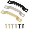 100Sets Boxed Sawtooth Hooks – Metal Straight with Flat Head Screws for Frames