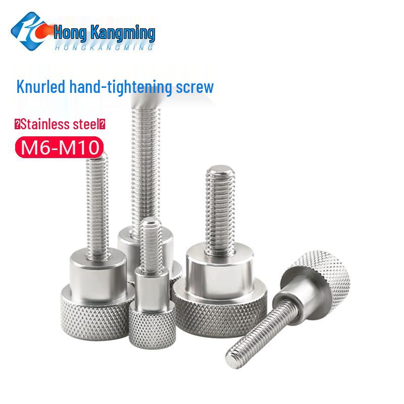 Hongkangming Stainless Steel Knurled Handle Bolt Screw M6/M8/M10