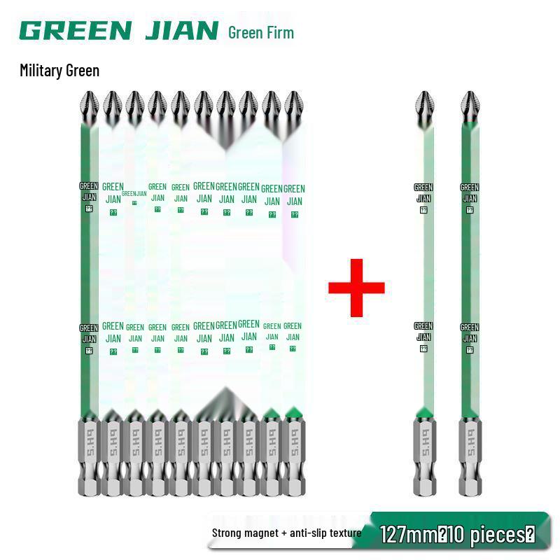 High-Strength Magnetic Electric Screwdriver Set with Impact Extended Bits