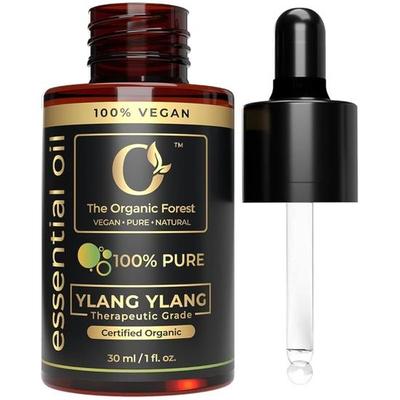 100% Pflanzliches Ylang Ylang Ätherisches Öl für Hautpflege, Haarpflege und Massage | Premium Qualität Ylang Ylang Öl für Diffuser und Aromatherapie