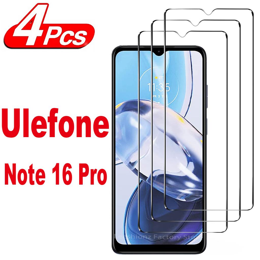 4Pcs Screen Protector Glass For Ulefone Note 16 Pro MAX Tempered Glass Film