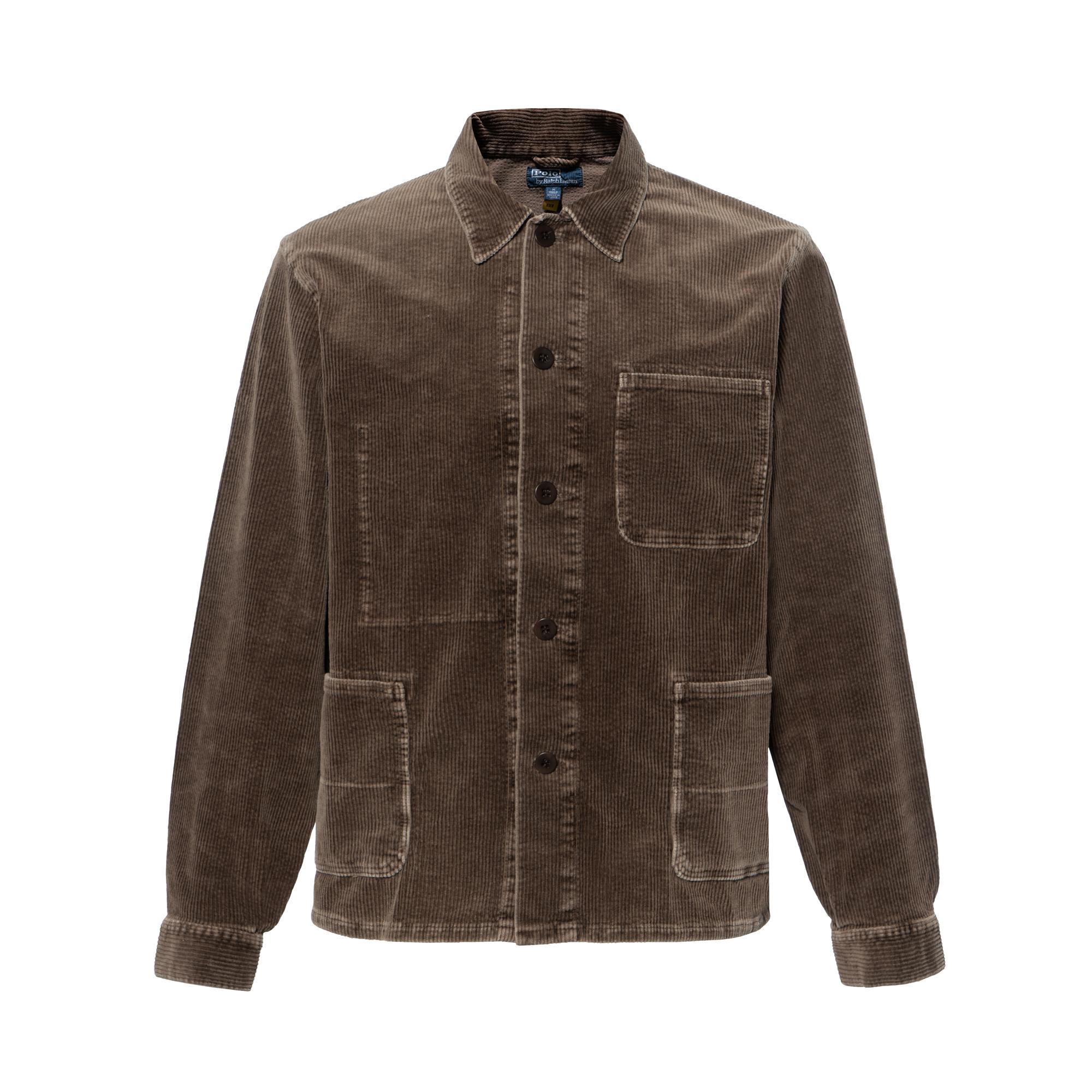 

Polo Ralph Lauren Однотонная куртка-пиджак на одной пуговице с воротником поло для работы Мужская куртка Коричневая MNPOOTW16020962 M