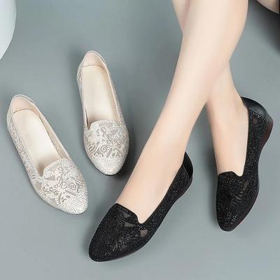 Mocasines de Moda de Verano para Mujer Zapatos de Tacón Medio y Alto de Lujo para Mujer Zapatos de Malla para Oficina Sandalias para Mujer