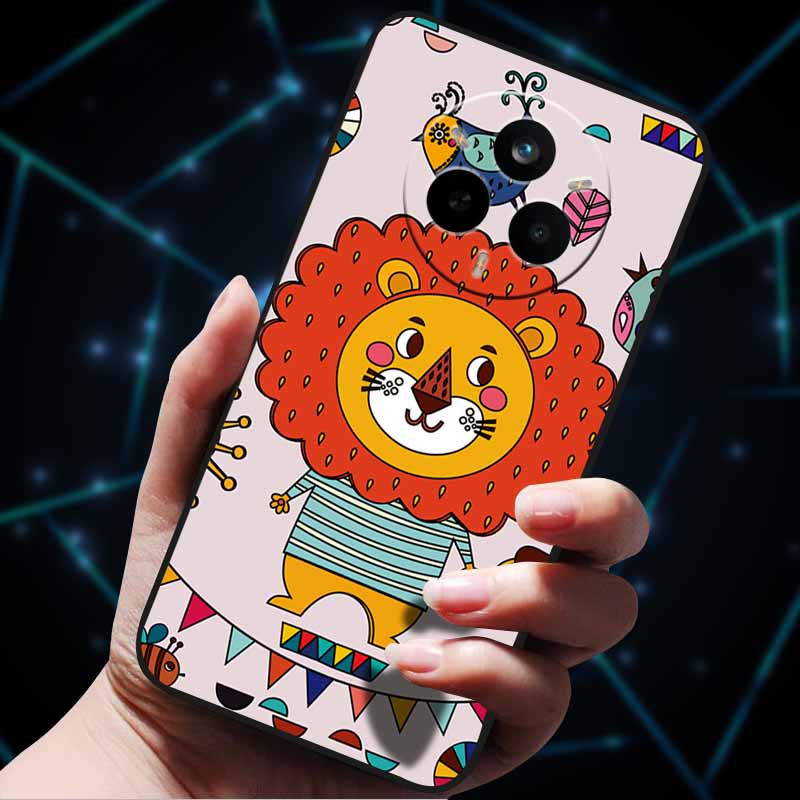 For Realme 14 Pro 5G Case 14Pro+ Soft Silicone Bumper 3D Flowers Emboss Phone Cases for Realme 14 Pro+ Plus Back Covers Shells