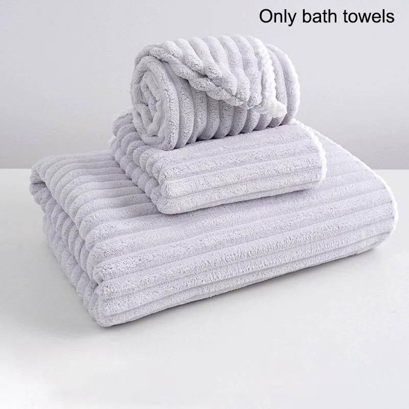 Coral Long Thickened Bath Towel Barbershop Headscarf Beauty Salon Face Towel