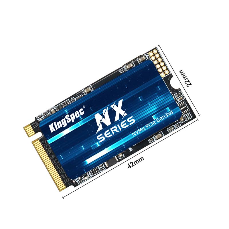 SSD KingSpec M.2 NVMe 2242 PCIe3.0x4 Rýchlosť čítania disku SSD až 3500 MB/s Séria NXM 2242