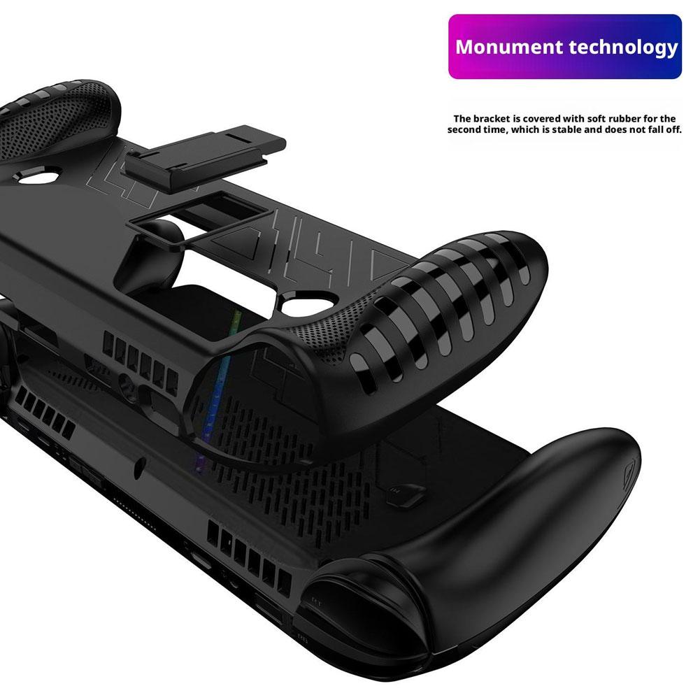 TPU Protective Case with Bracket for ASUS ROG ALLY X Game Console Anti-Scratch Anti-Slip Anti-Fall Soft Durable Easy to Install