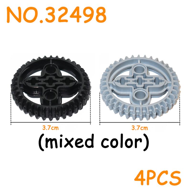 MOC Parts Gear Bulk Block Bricks 3649 3648 3647 10928 32498 32269 32270 32198 6589 4019 94925 3650 46372 Technical Brick Playset