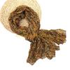49MD Fashion Crinkled Scarf Stylish Layering Neckwear Polyester Long Scarf For Women