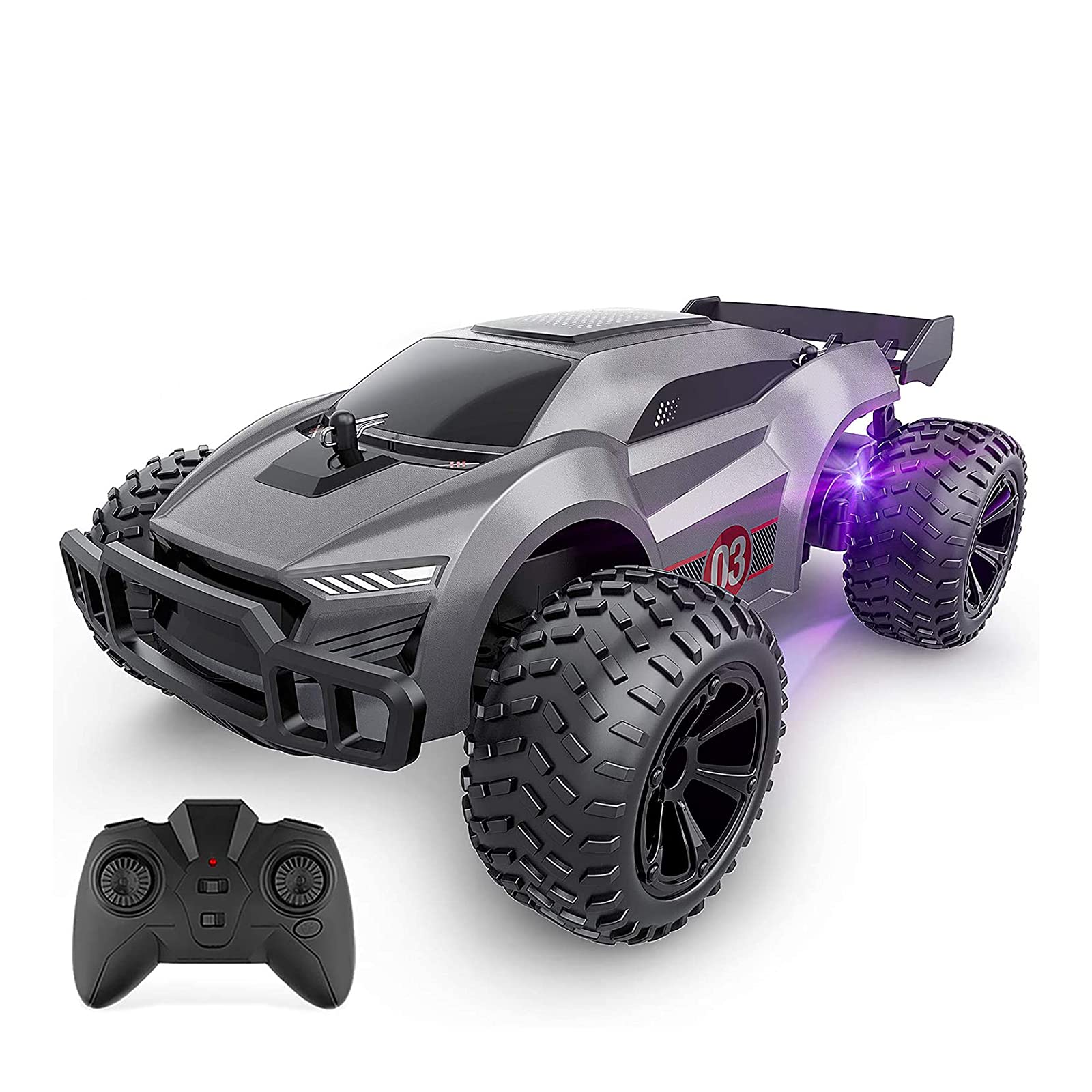 

Radio-controlled drift car for kids, remote-controlled toy car, 2.4Ghz wireless operation, USB rechargeable, popular birthday gift (silver)