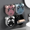 Suction Cup Wall-Mounted Soap Rack: Punch-Free, Creative Drain Design, No Water Accumulation, Home Storage Solution
