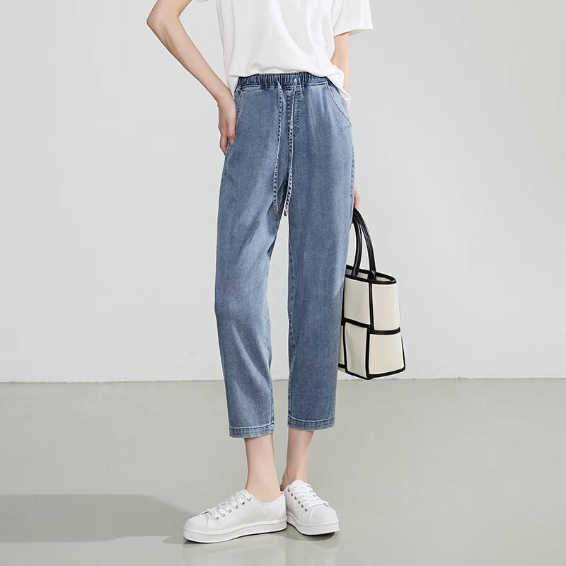 

Esey Women s Lyocell Harem Denim Baggy Pants 27